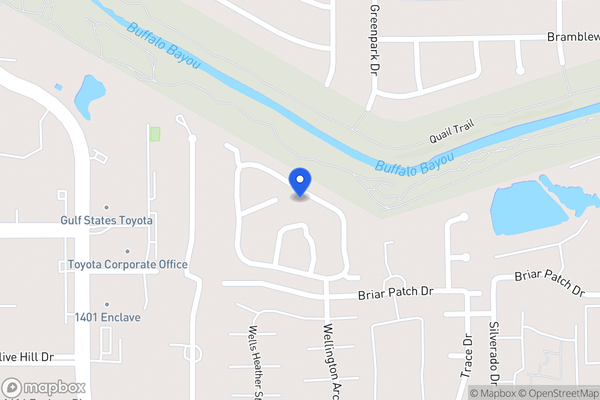 Map of 12853 Kingsbridge Ln, Houston