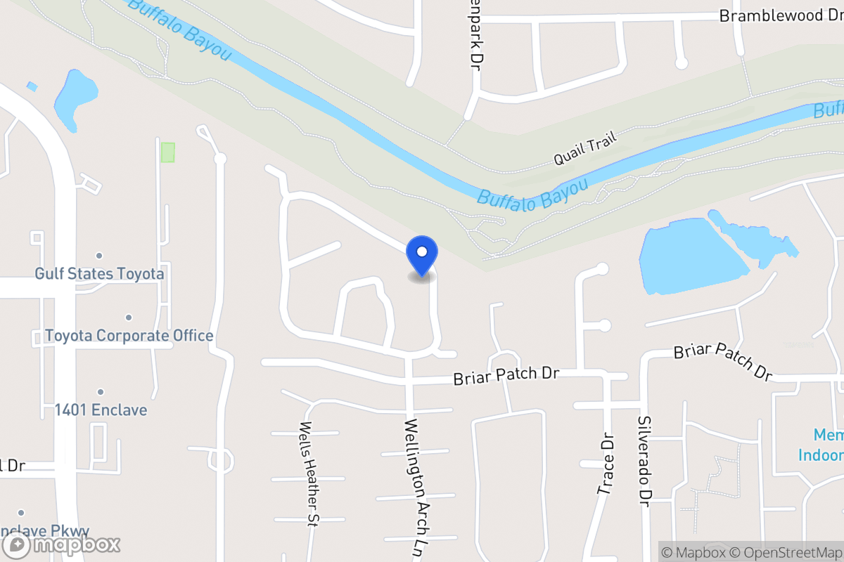 Map of 12831 Kingsbridge Ln, Houston