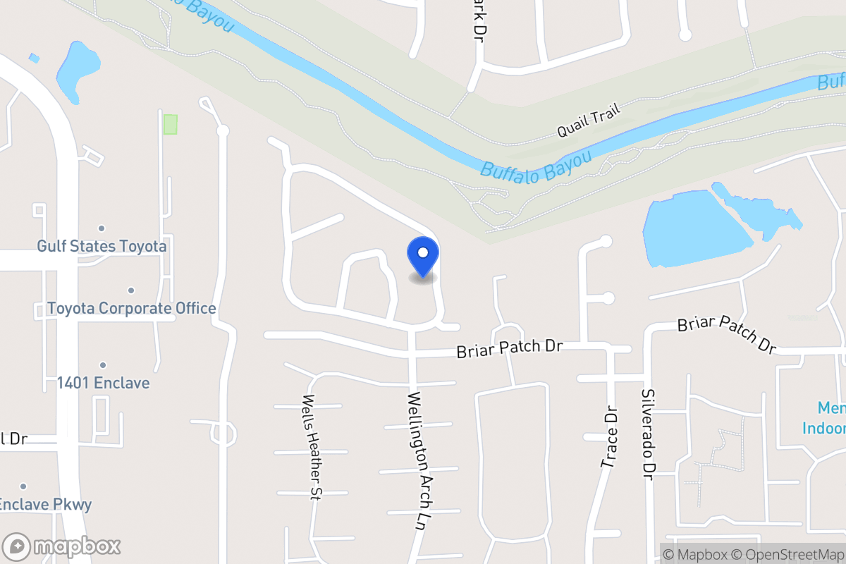 Map of 12823 Kingsbridge Ln, Houston