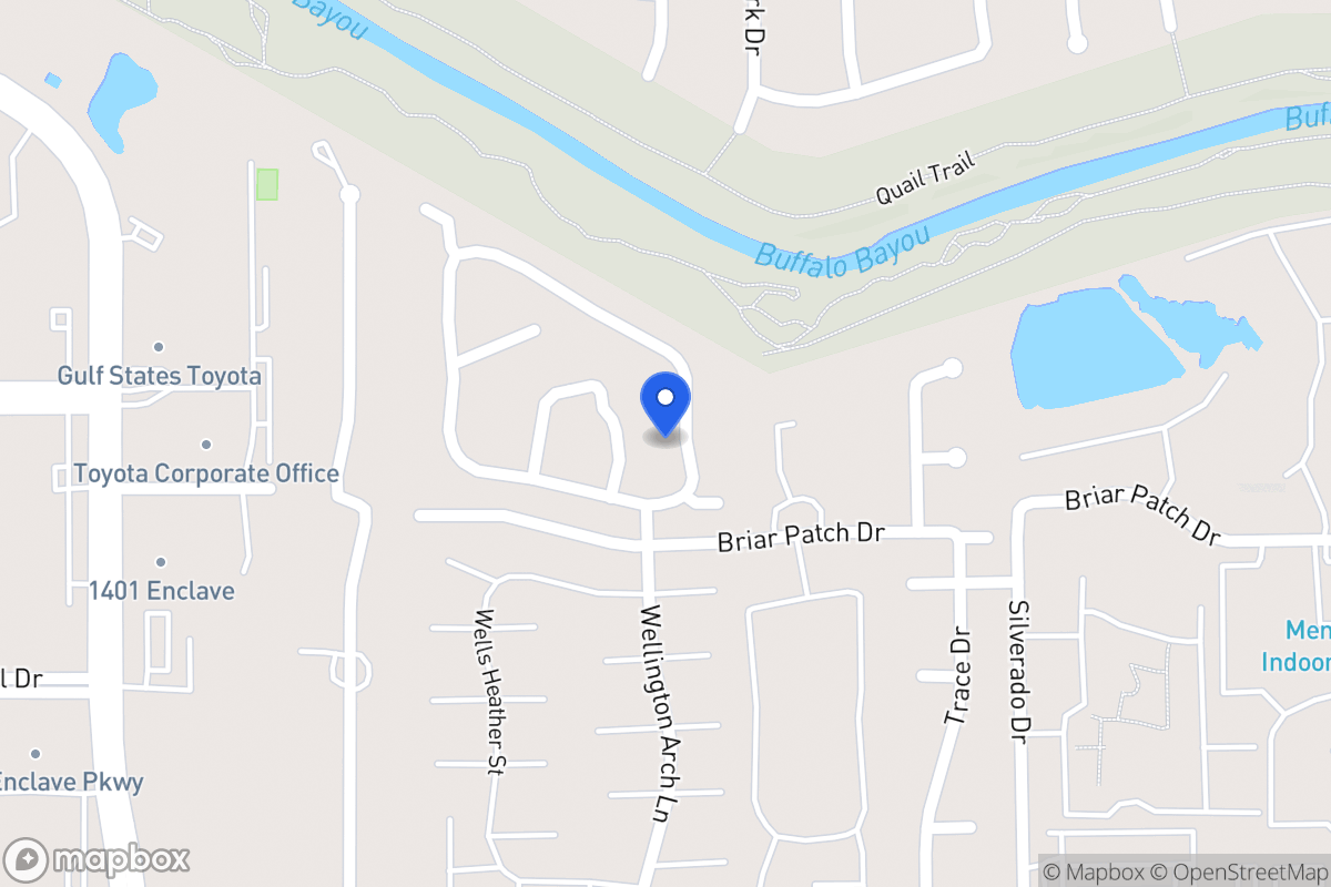 Map of 12821 Kingsbridge Ln, Houston