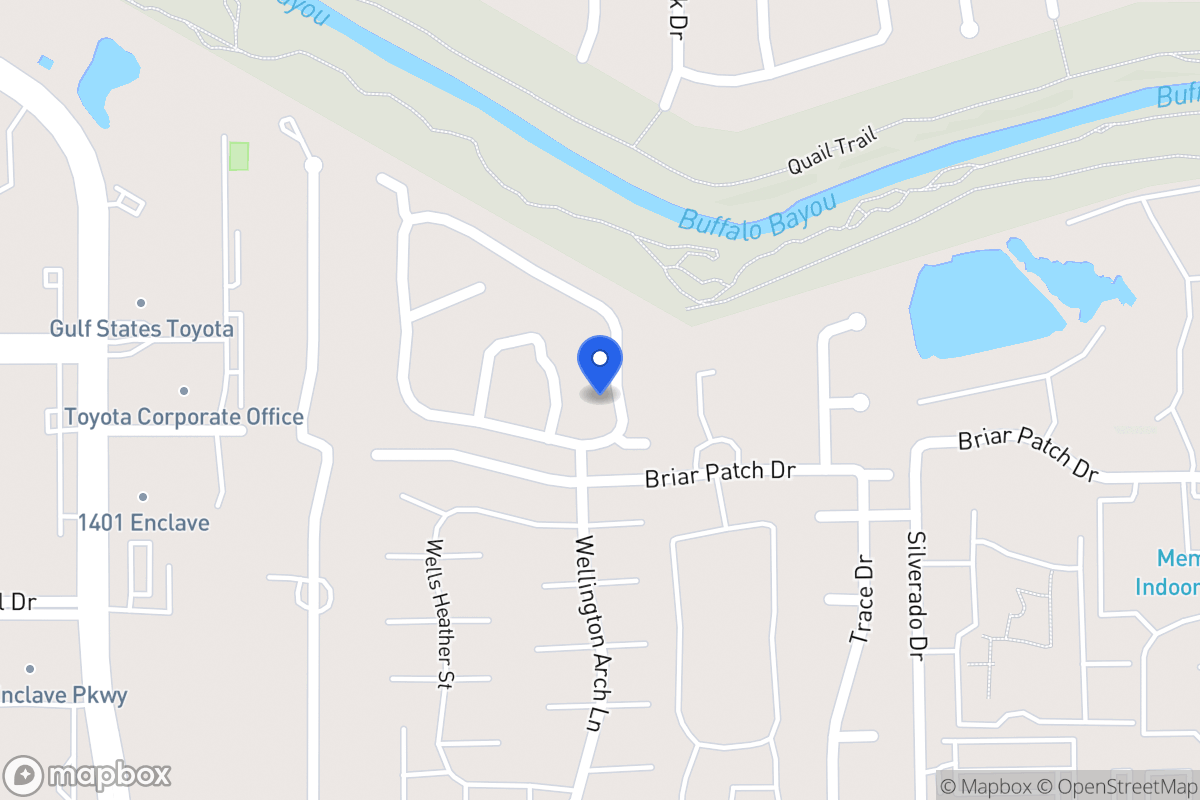 Map of 12819 Kingsbridge Ln, Houston