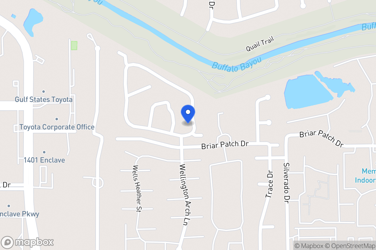 Map of 12817 Kingsbridge Ln, Houston