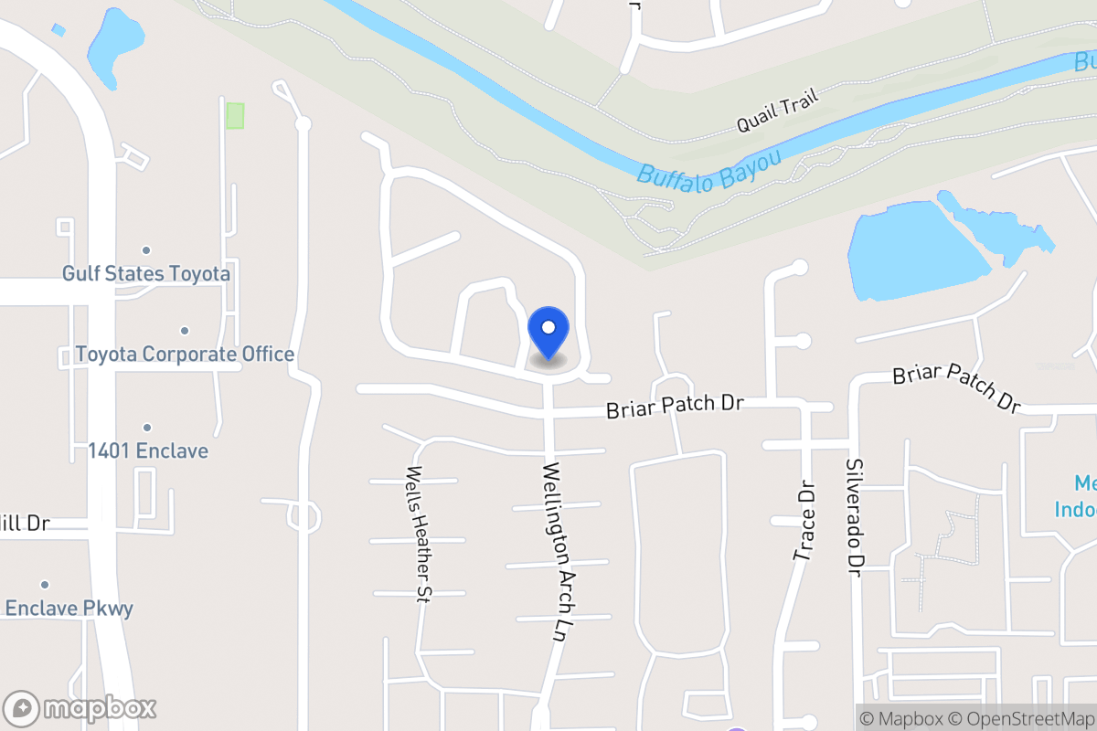 Map of 12979 Kingsbridge Ln, Houston