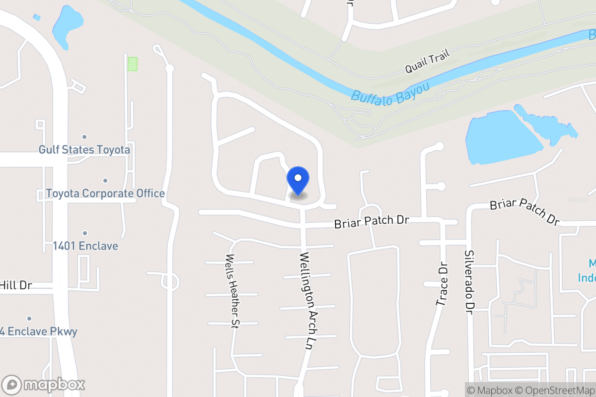 Map of 12977 Kingsbridge Ln, Houston