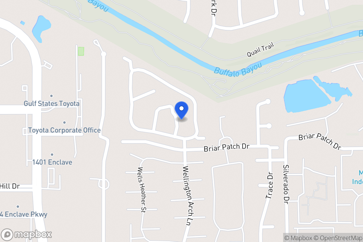 Map of 1208 Saint Johns Woods St, Houston