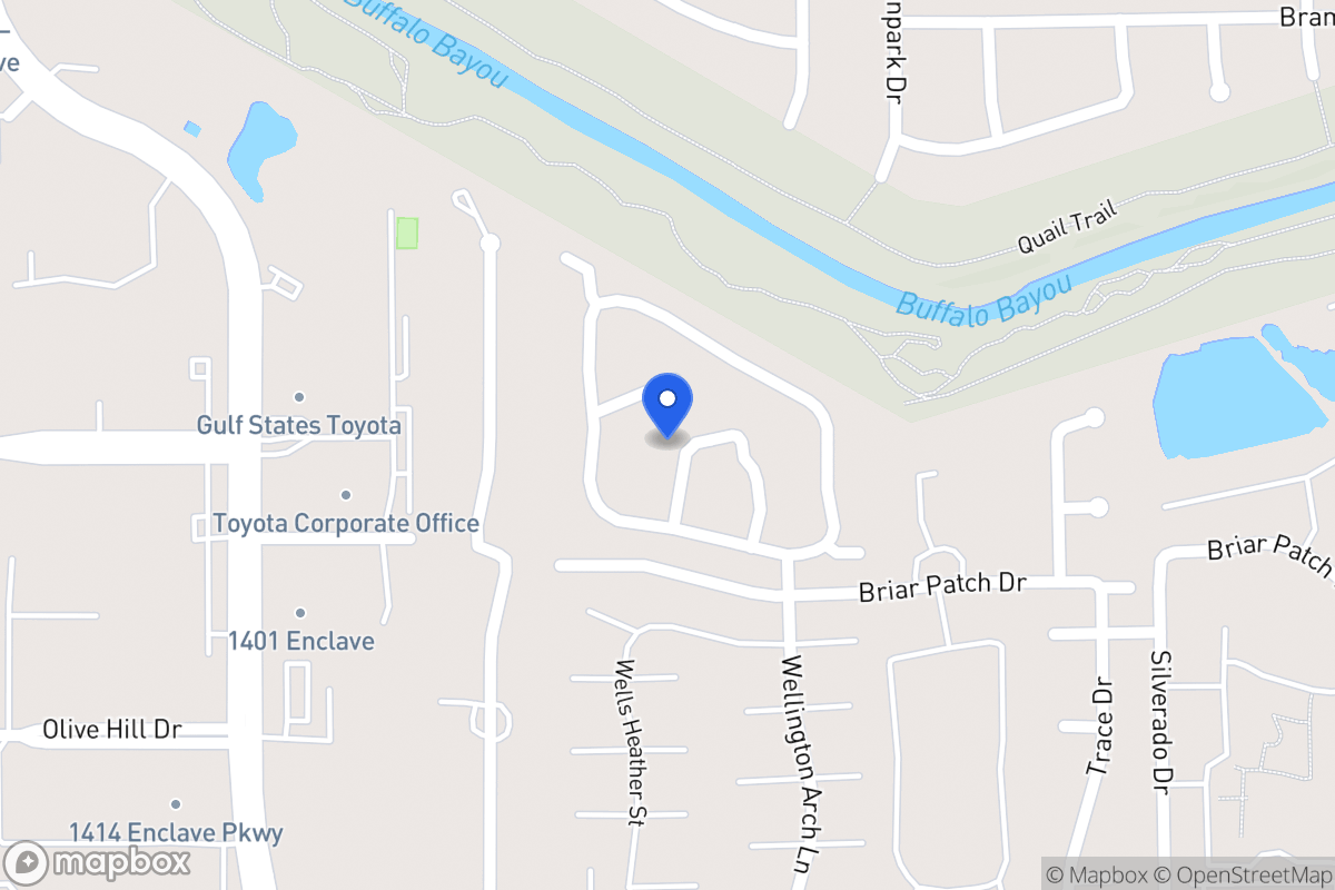 Map of 1215 Normans Woods St, Houston