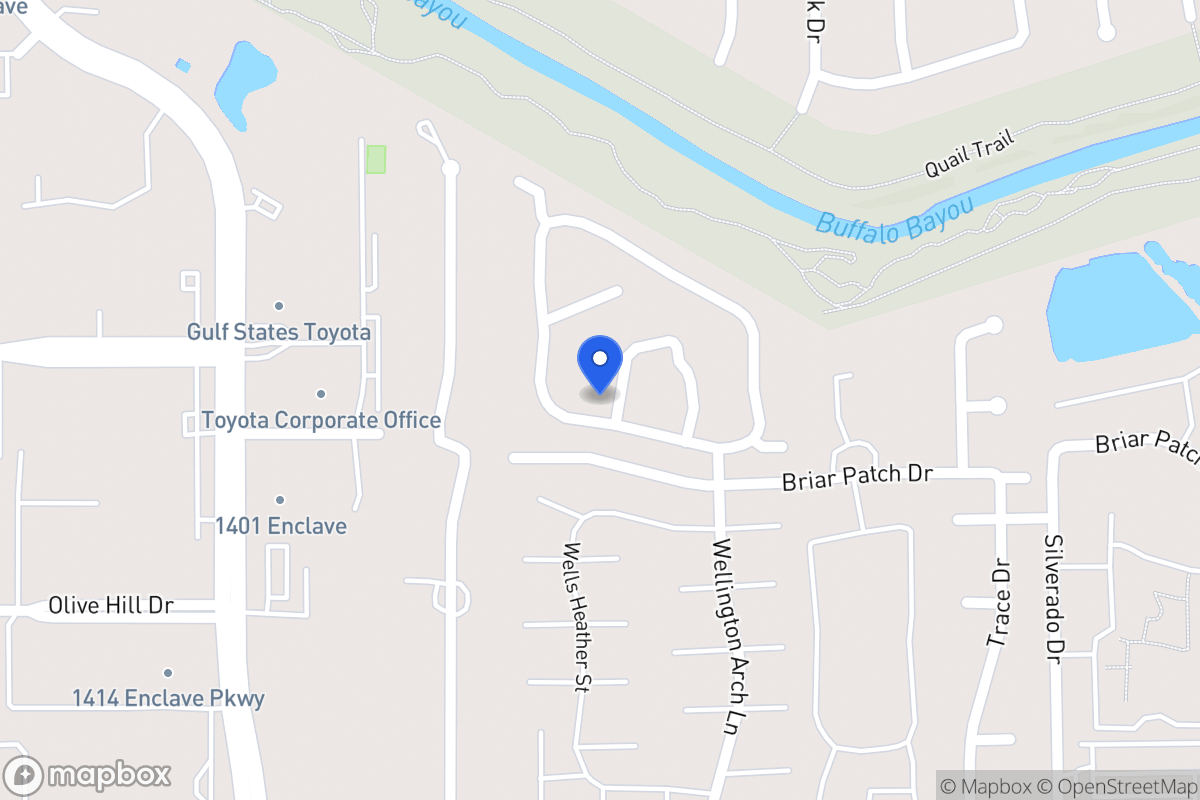 Map of 1205 Normans Woods St, Houston