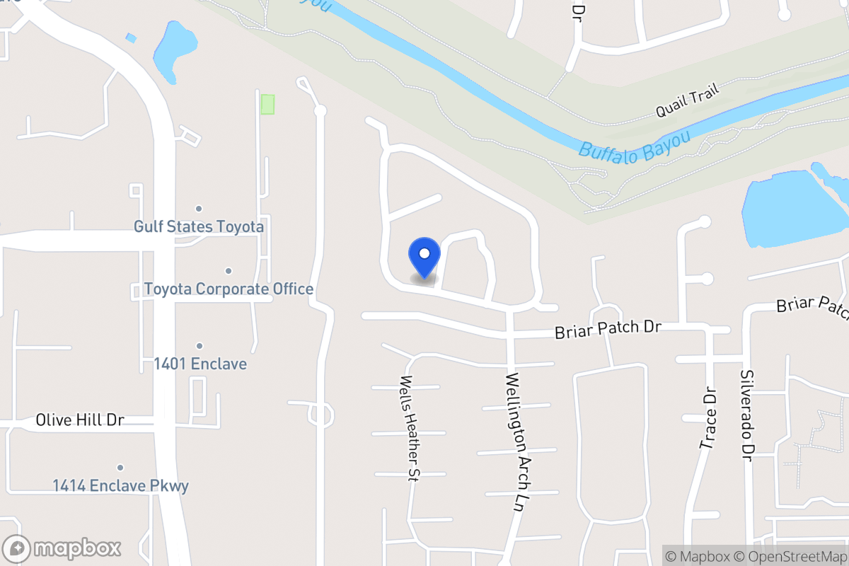 Map of 1203 Normans Woods St, Houston