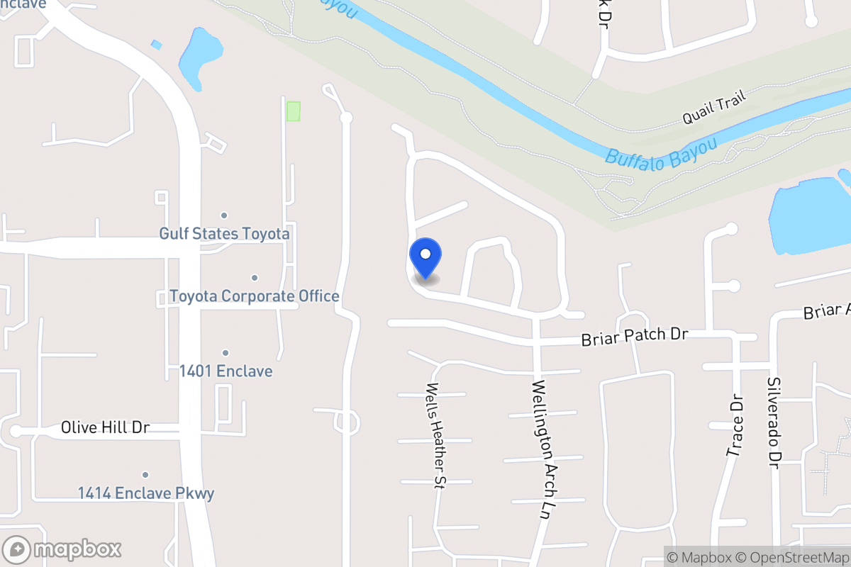 Map of 12939 Kingsbridge Ln, Houston