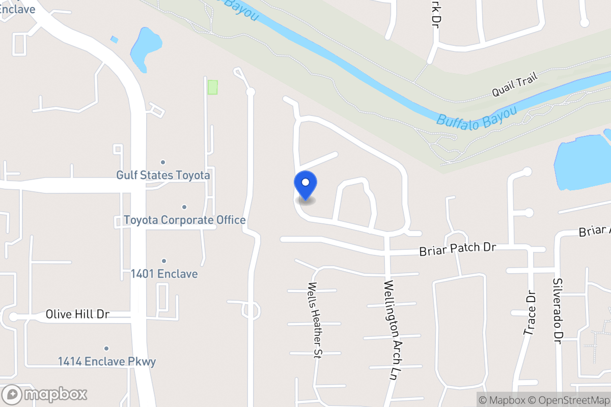 Map of 12937 Kingsbridge Ln, Houston