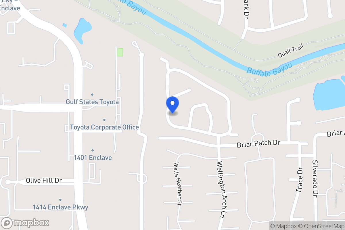 Map of 12935 Kingsbridge Ln, Houston