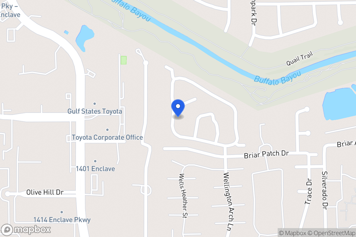 Map of 12931 Kingsbridge Ln, Houston