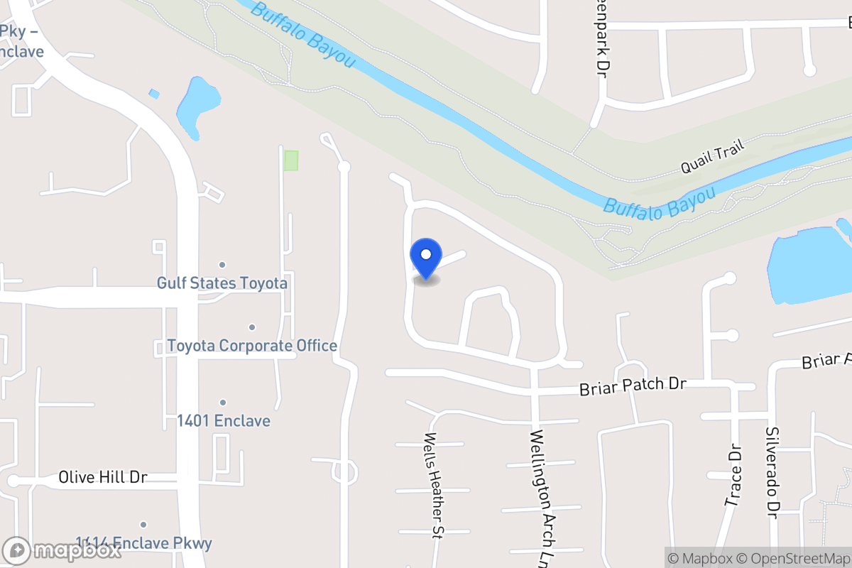 Map of 12815 Park Royal Dr, Houston