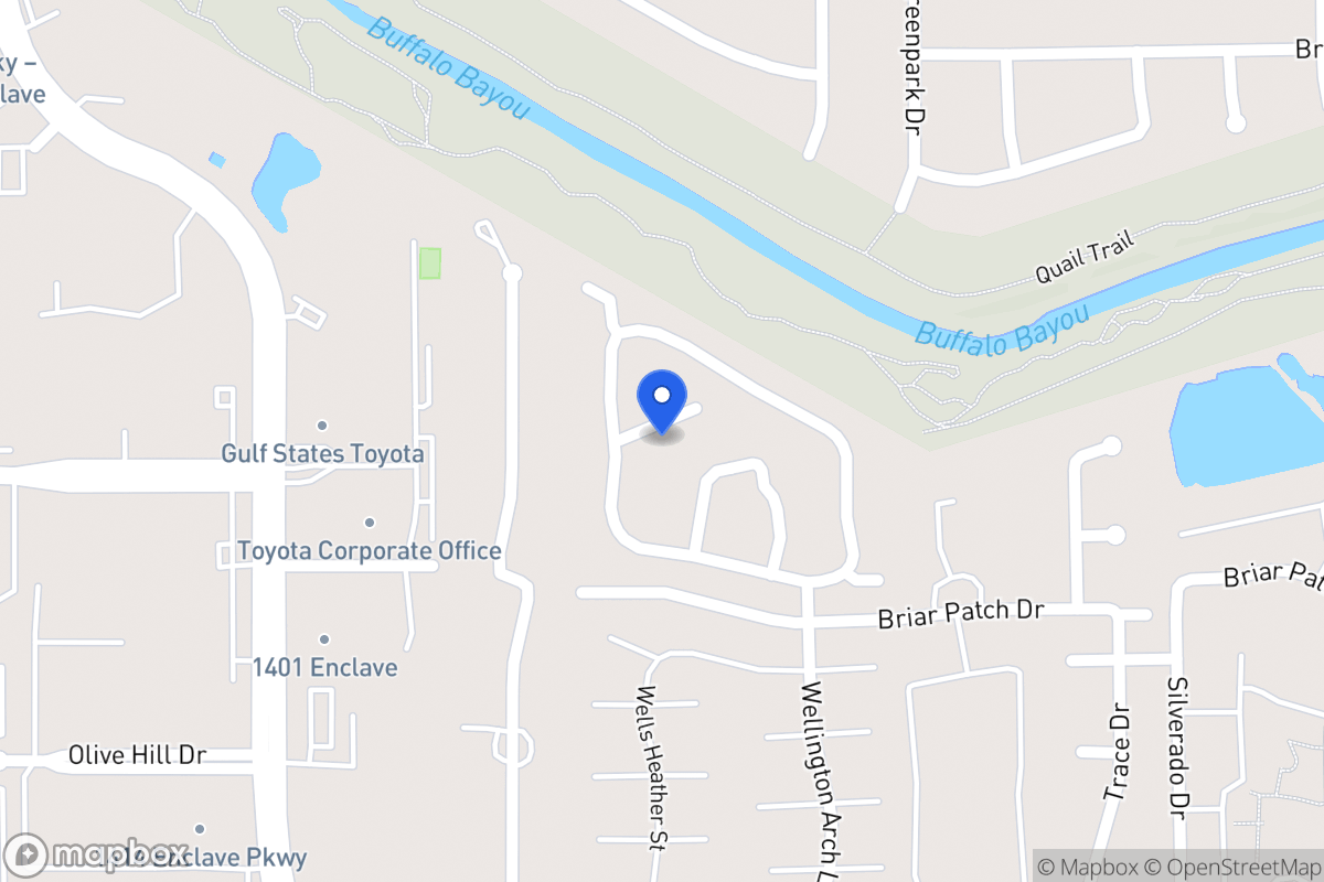 Map of 12811 Park Royal Dr, Houston