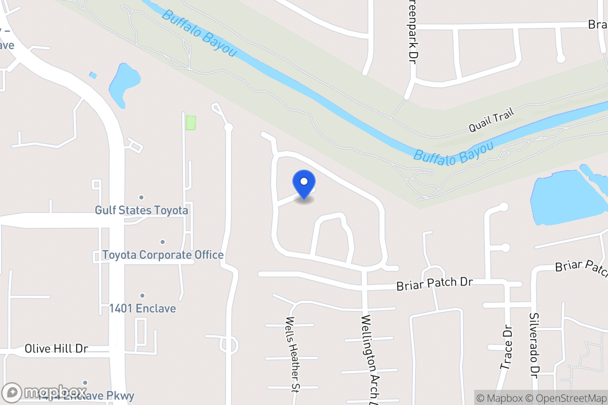 Map of 12807 Park Royal Dr, Houston