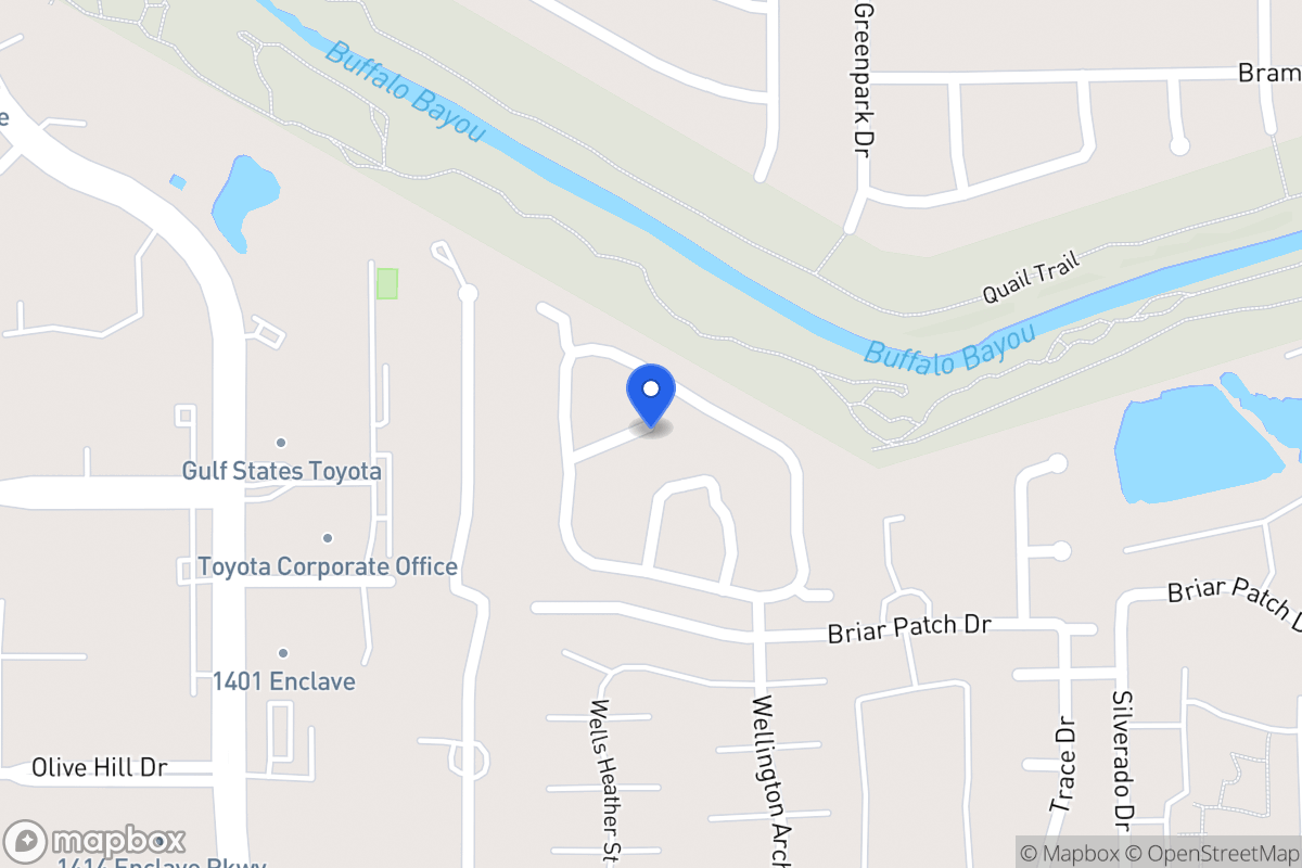 Map of 12805 Park Royal Dr, Houston