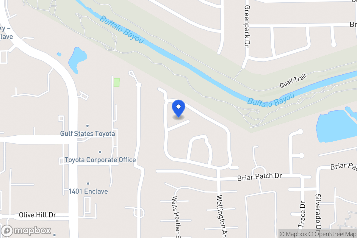 Map of 12810 Park Royal Dr, Houston