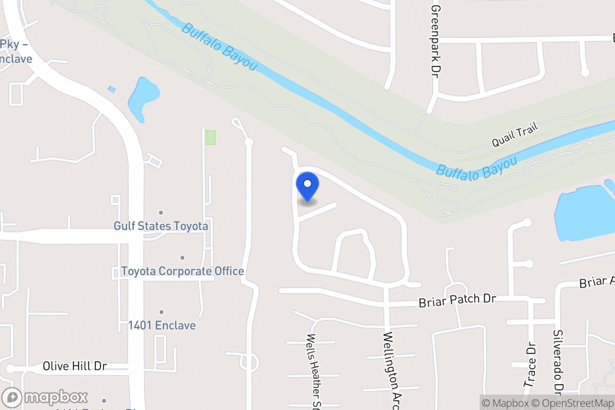Map of 12814 Park Royal Dr, Houston