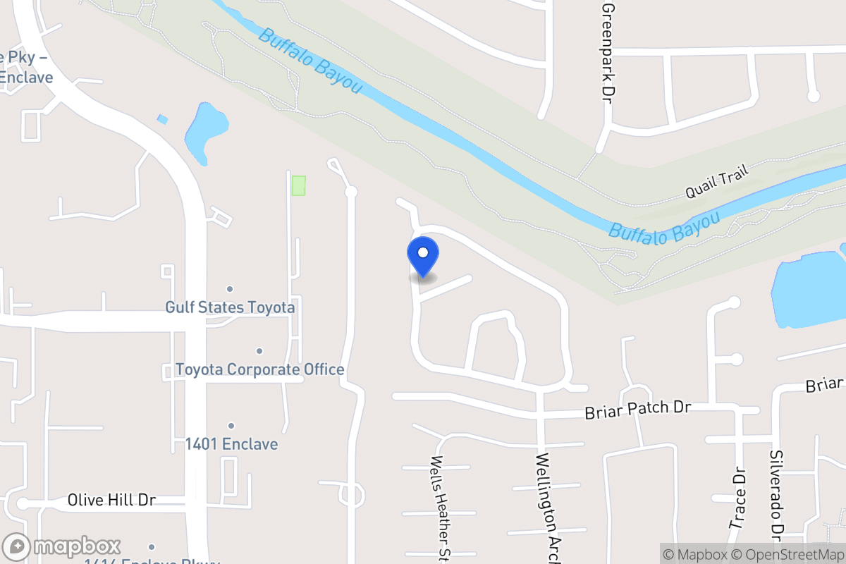 Map of 12816 Park Royal Dr, Houston