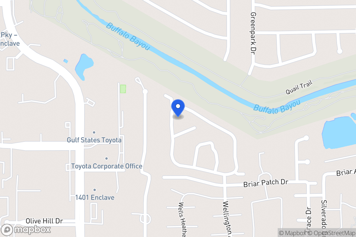 Map of 12915 Kingsbridge Ln, Houston