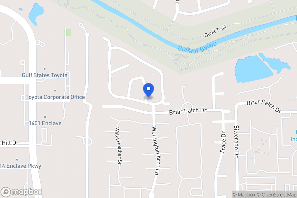 Map of 12975 Kingsbridge Ln, Houston