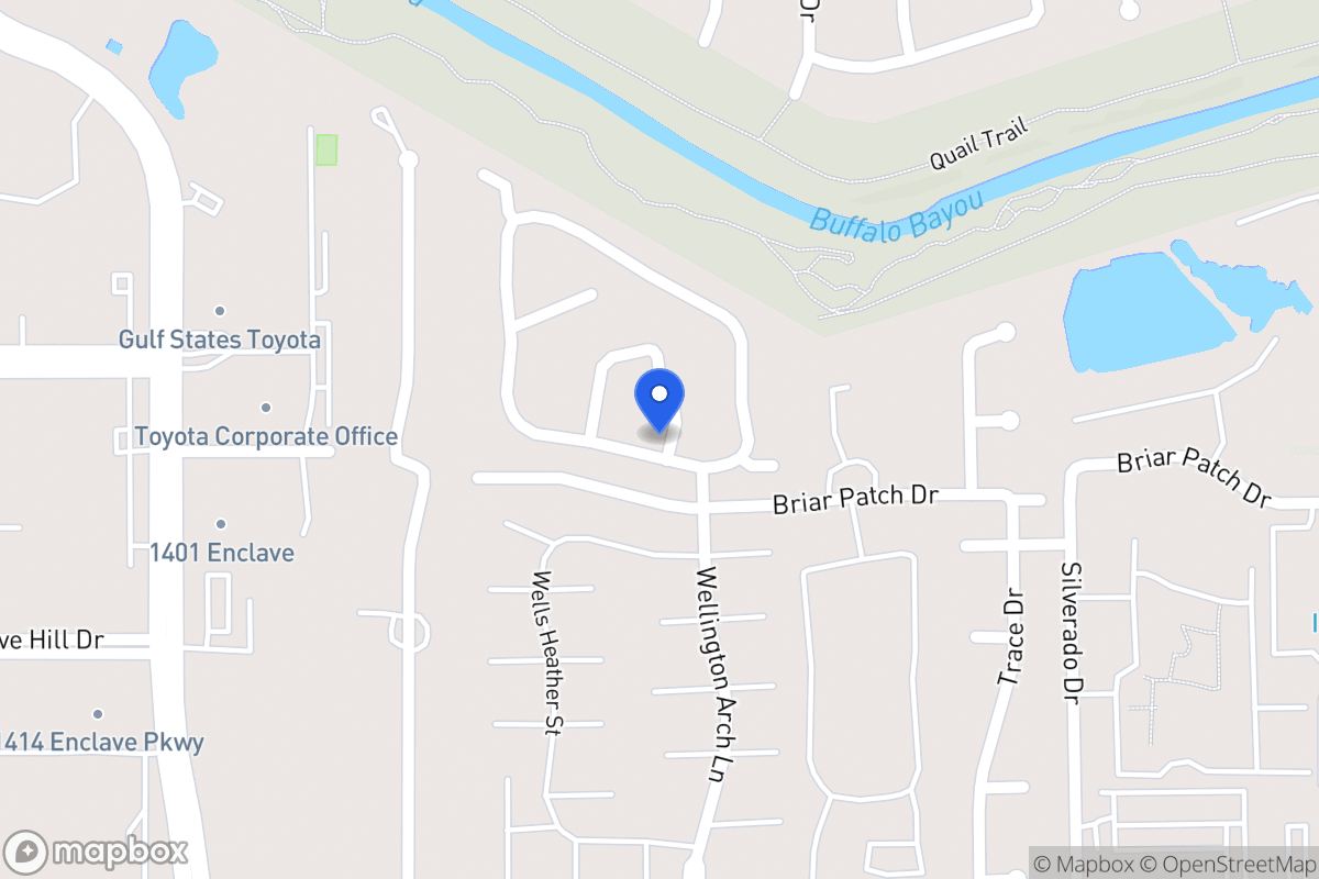 Map of 12971 Kingsbridge Ln, Houston