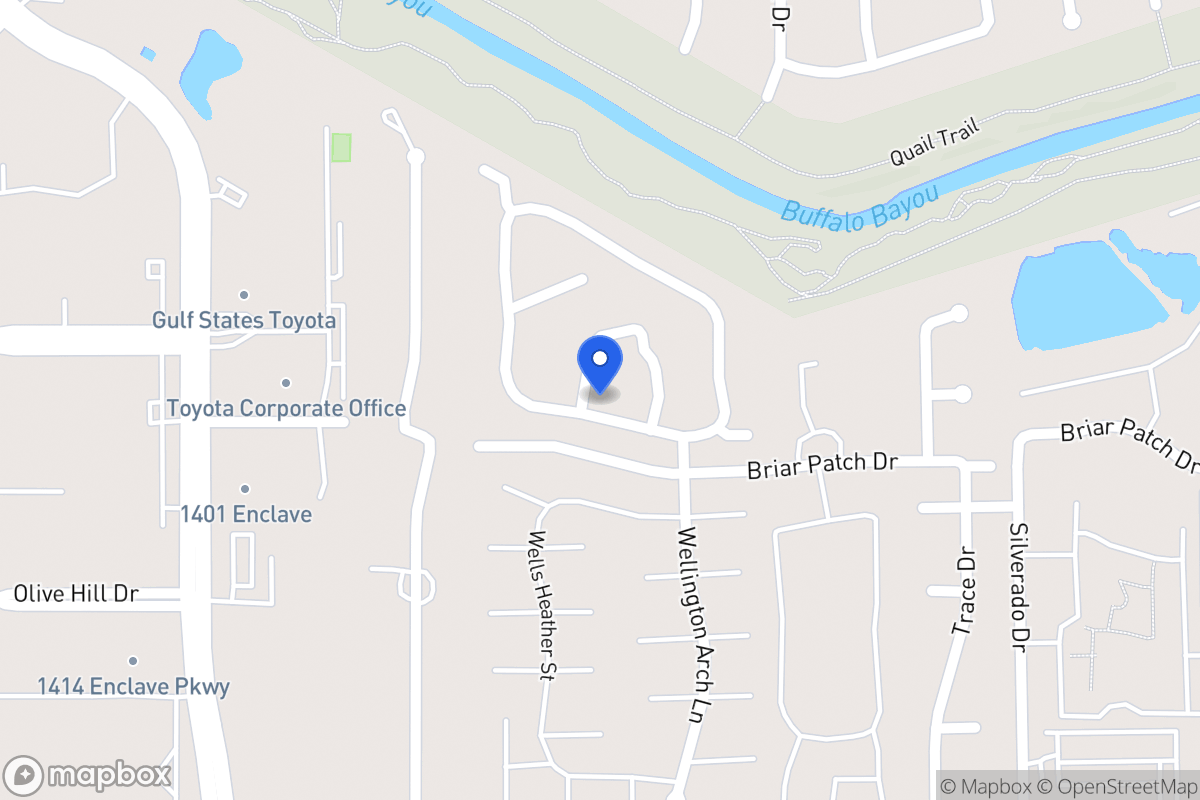 Map of 12961 Kingsbridge Ln, Houston