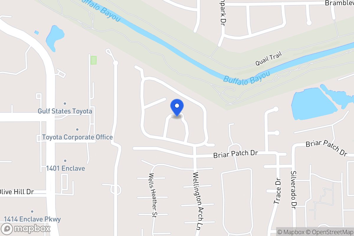 Map of 1217 Saint Johns Woods St, Houston