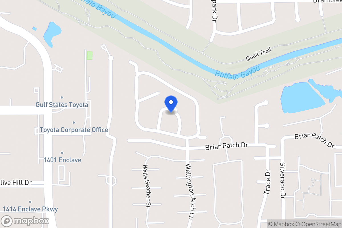 Map of 1215 Saint Johns Woods St, Houston