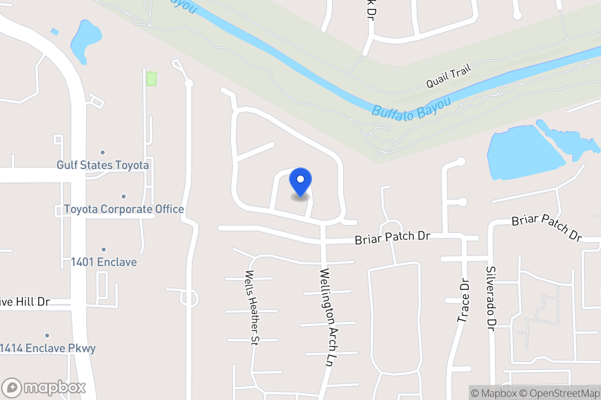 Map of 1207 Saint Johns Woods St, Houston