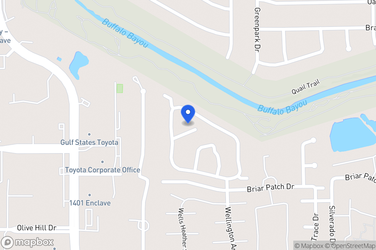 Map of 12802 Park Royal Dr, Houston