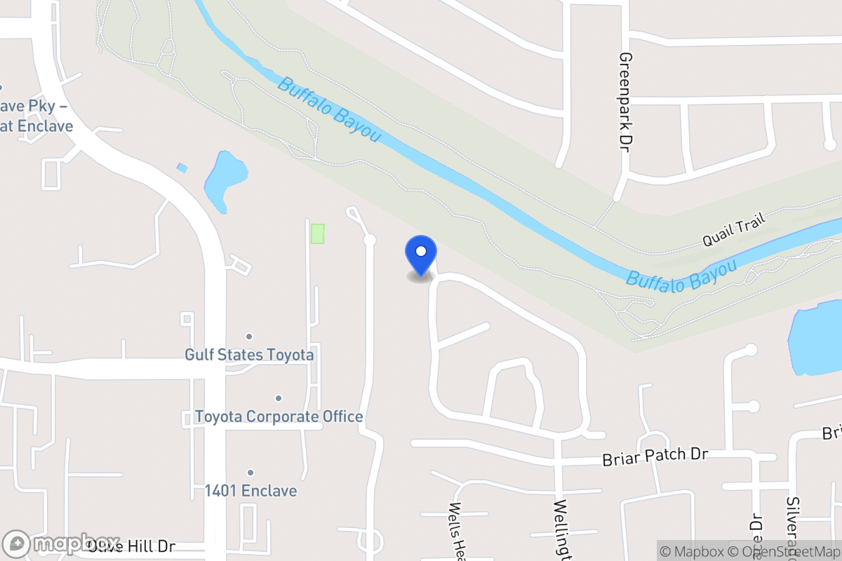 Map of 12908 Kingsbridge Ln, Houston