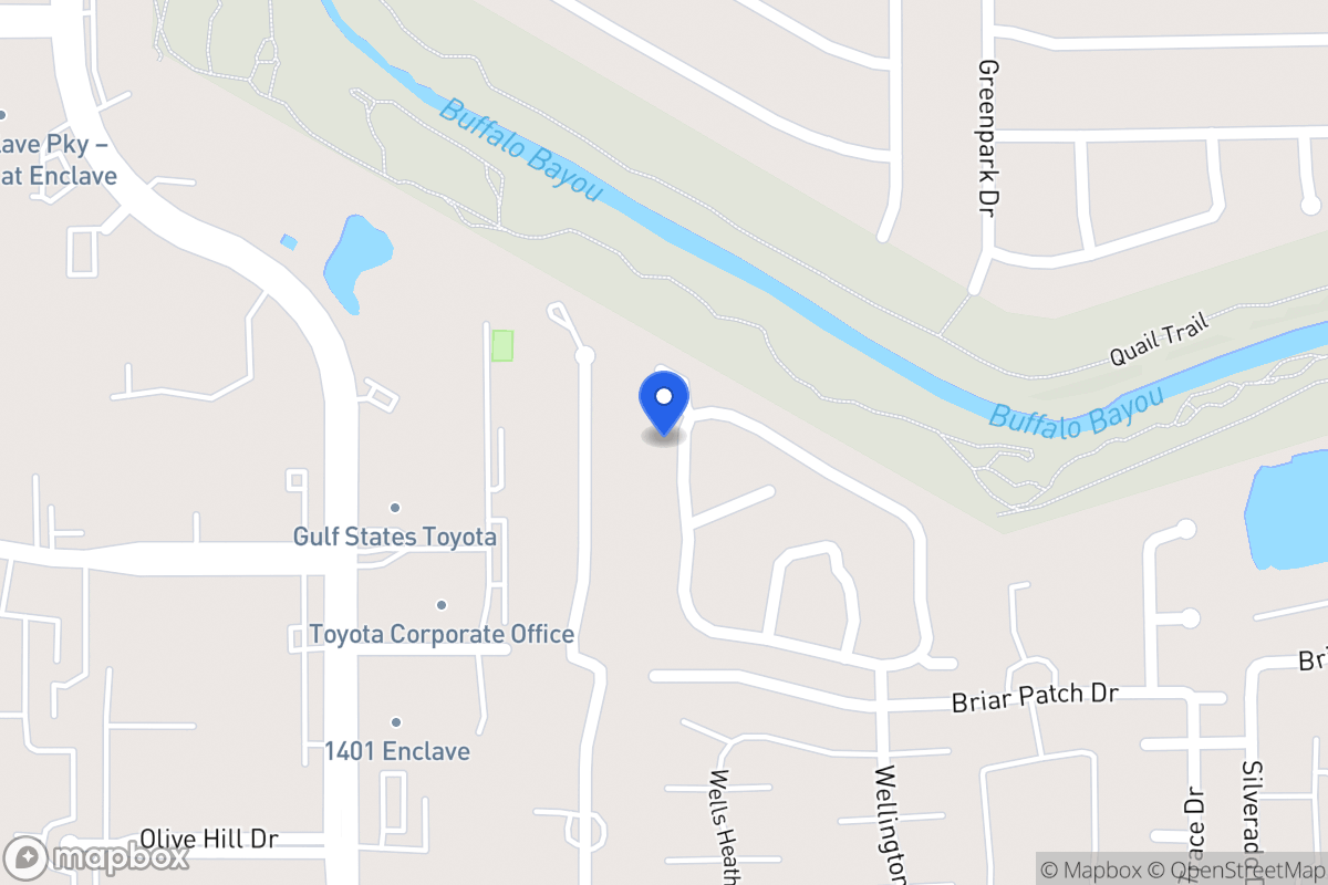 Map of 12912 Kingsbridge Ln, Houston