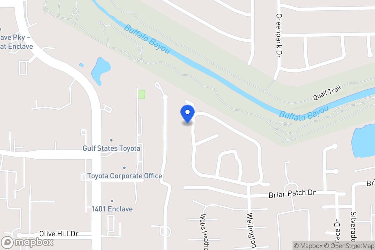 Map of 12914 Kingsbridge Ln, Houston