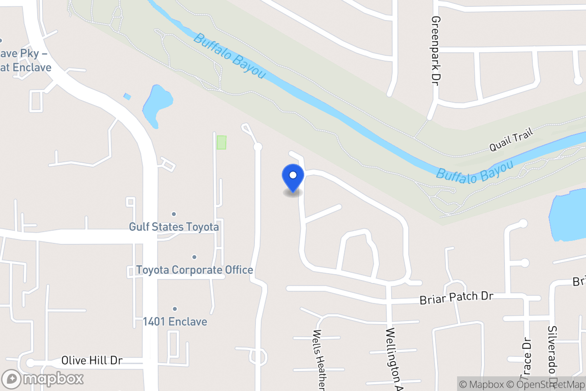 Map of 12916 Kingsbridge Ln, Houston