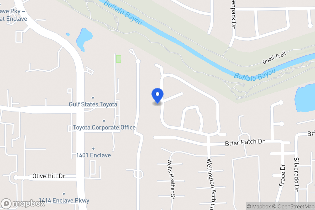 Map of 12928 Kingsbridge Ln, Houston