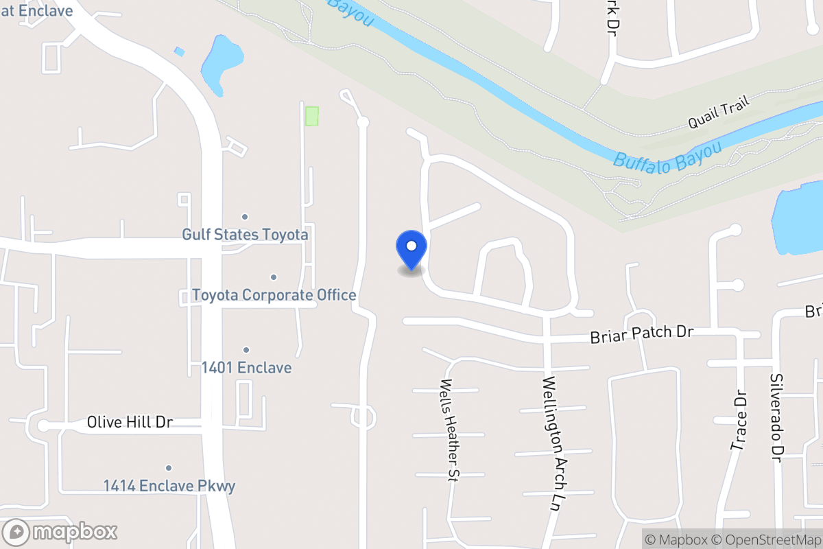Map of 12938 Kingsbridge Ln, Houston