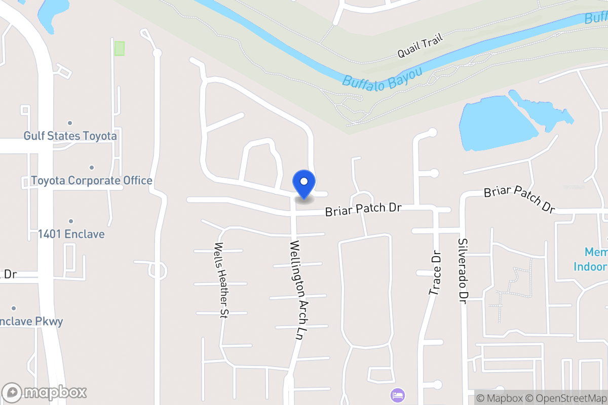 Map of 12804 Kingsbridge Ln, Houston