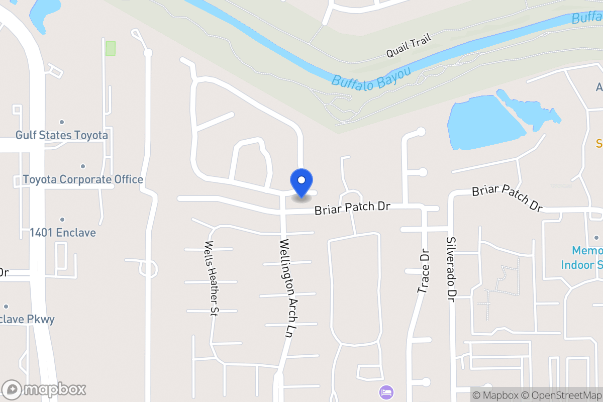 Map of 12806 Kingsbridge Ln, Houston