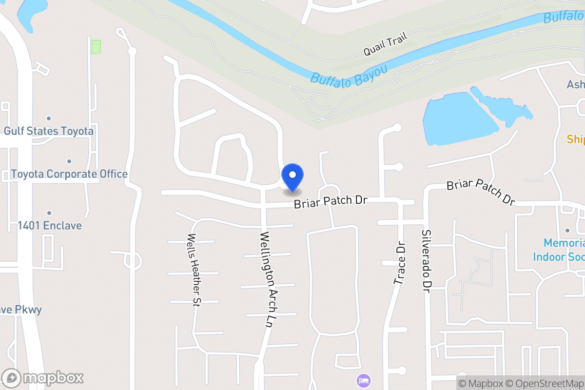 Map of 12808 Kingsbridge Ln, Houston