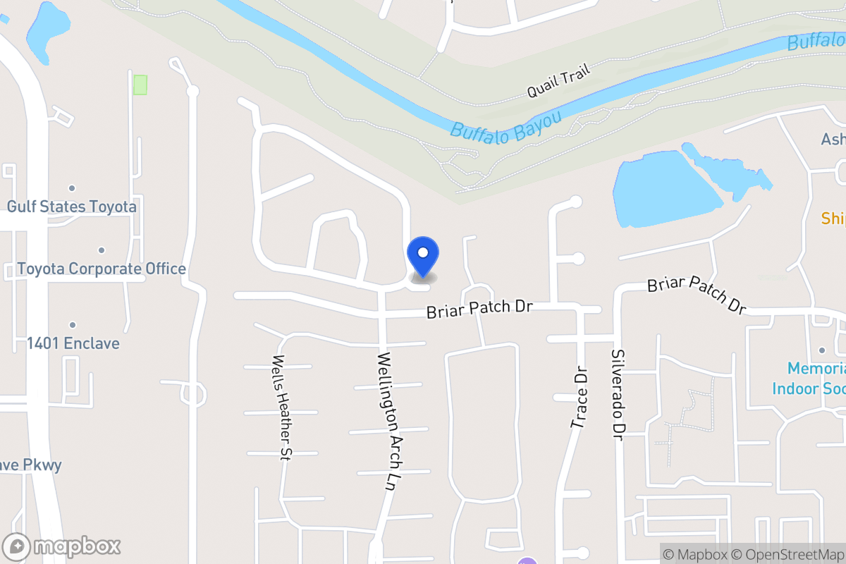 Map of 12812 Kingsbridge Ln, Houston