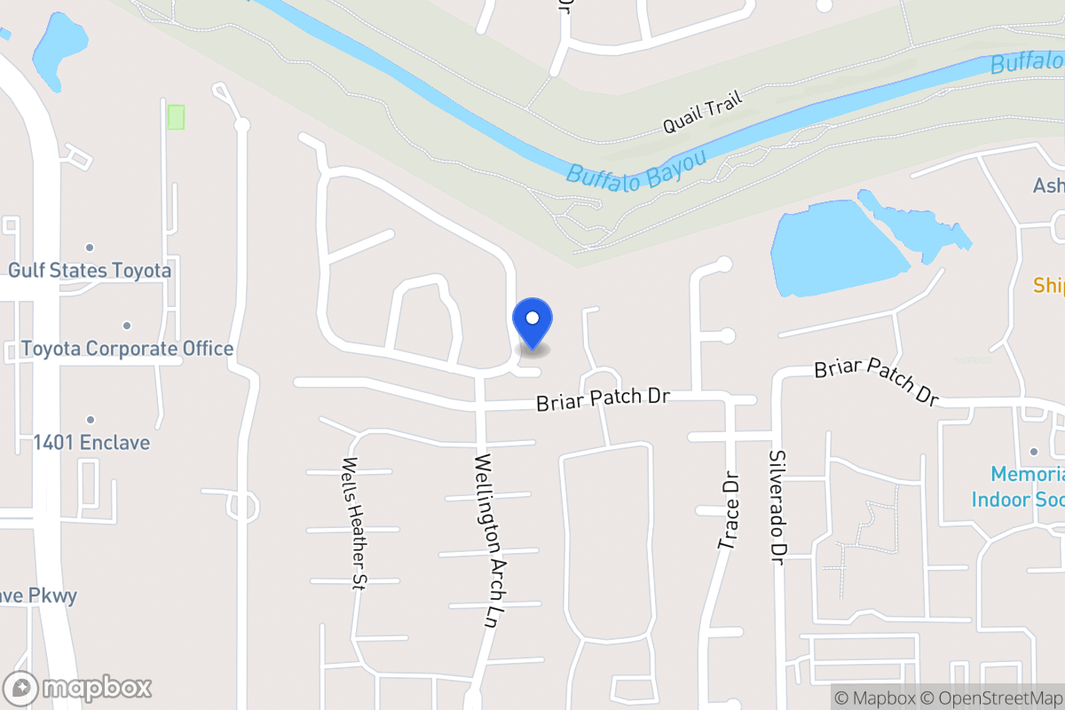 Map of 12814 Kingsbridge Ln, Houston