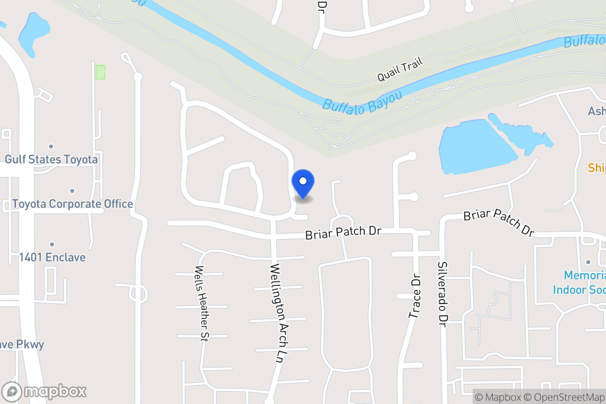 Map of 12816 Kingsbridge Ln, Houston