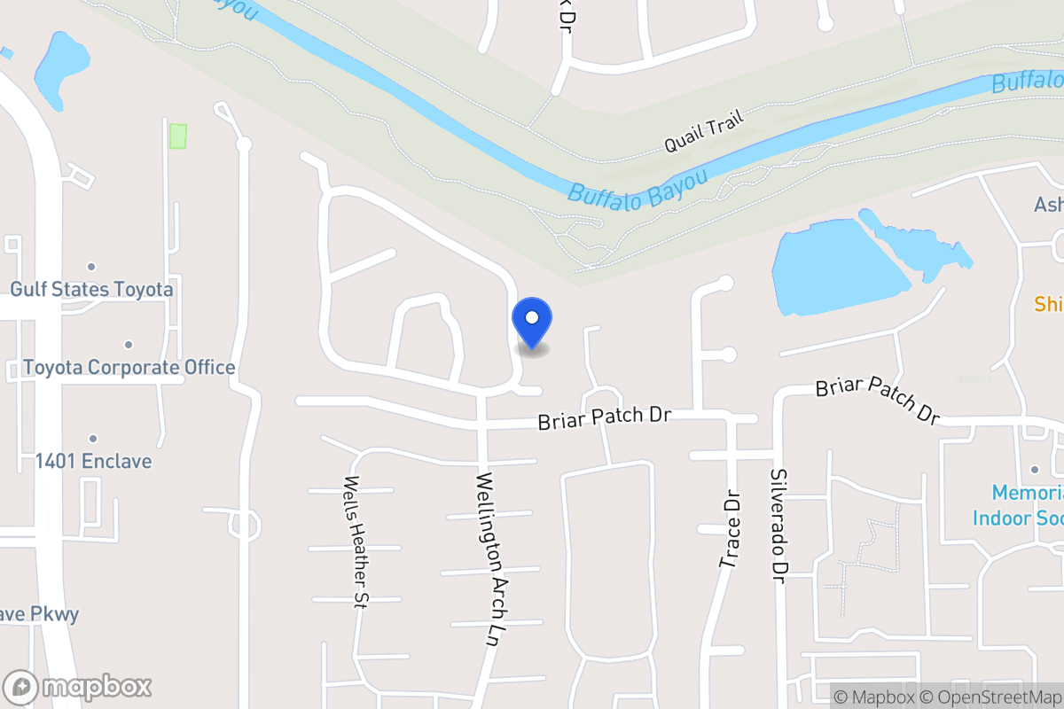 Map of 12818 Kingsbridge Ln, Houston