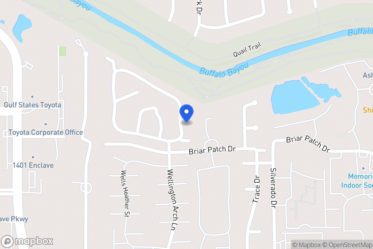 Map of 12820 Kingsbridge Ln, Houston