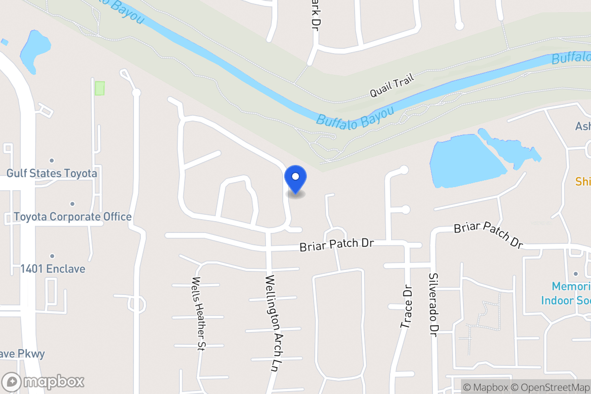 Map of 12822 Kingsbridge Ln, Houston