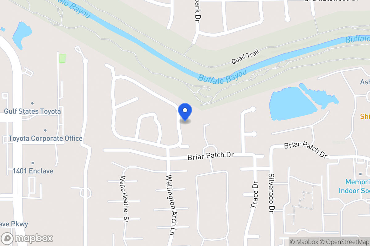 Map of 12824 Kingsbridge Ln, Houston