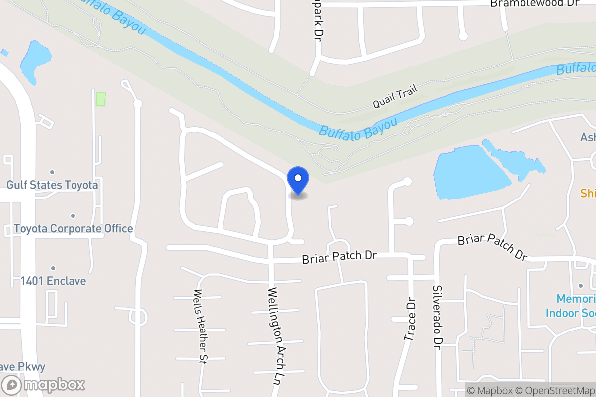 Map of 12826 Kingsbridge Ln, Houston