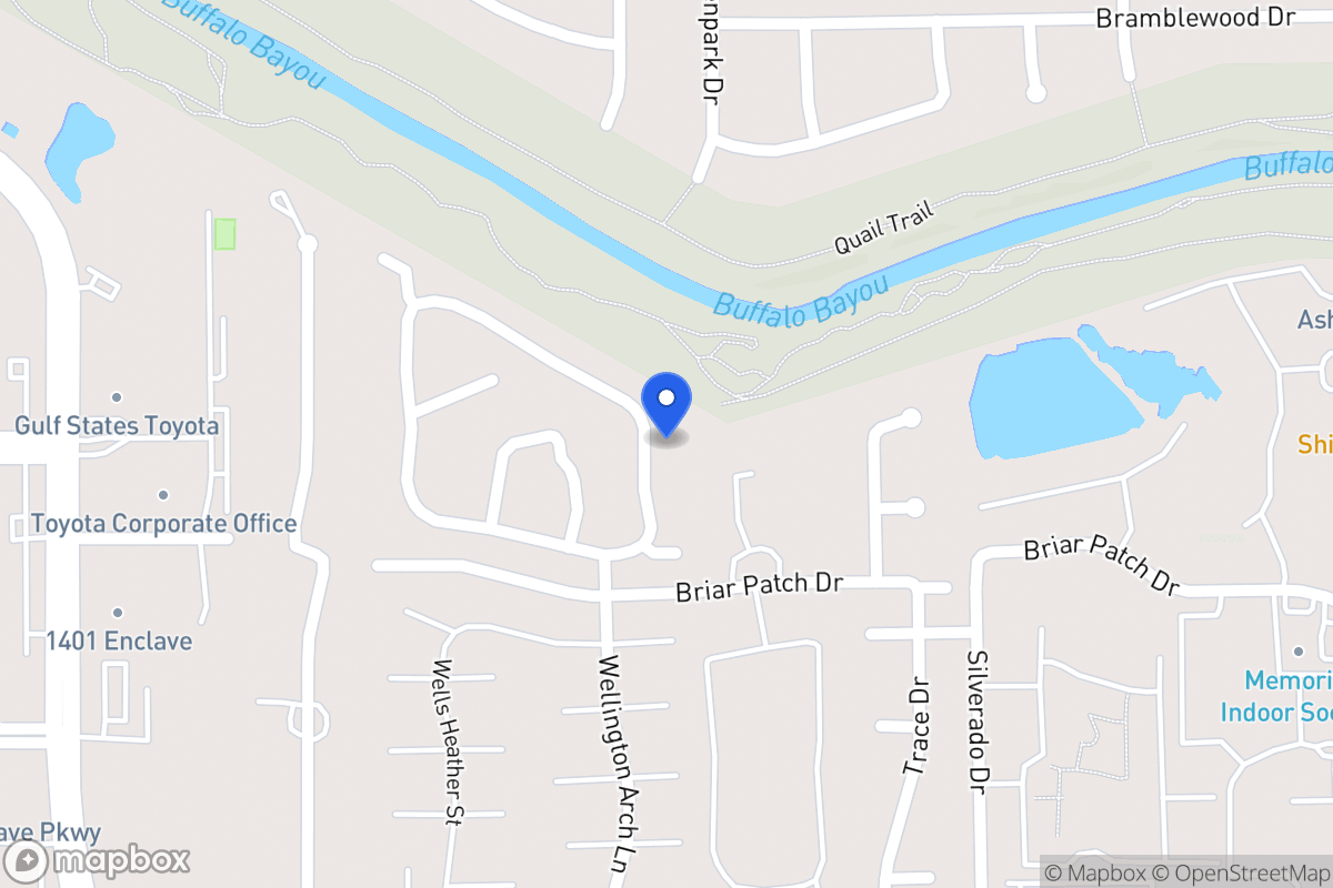 Map of 12828 Kingsbridge Ln, Houston