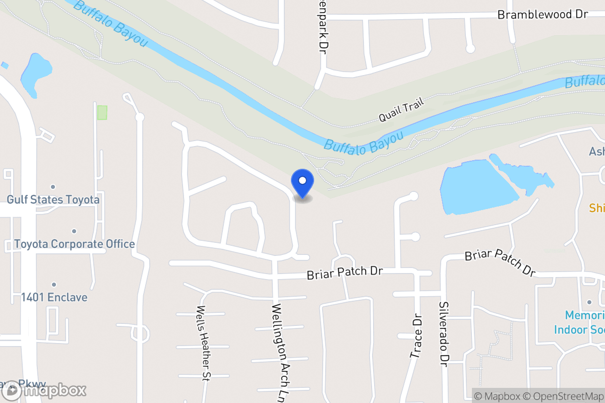 Map of 12830 Kingsbridge Ln, Houston